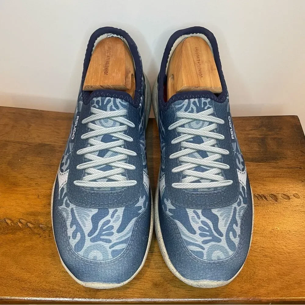 Psudo | Court Sustainable Shoes - Blue ; Womens 9.5